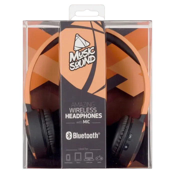 Наушники Cellularline Music Sound, Black/Orange 2