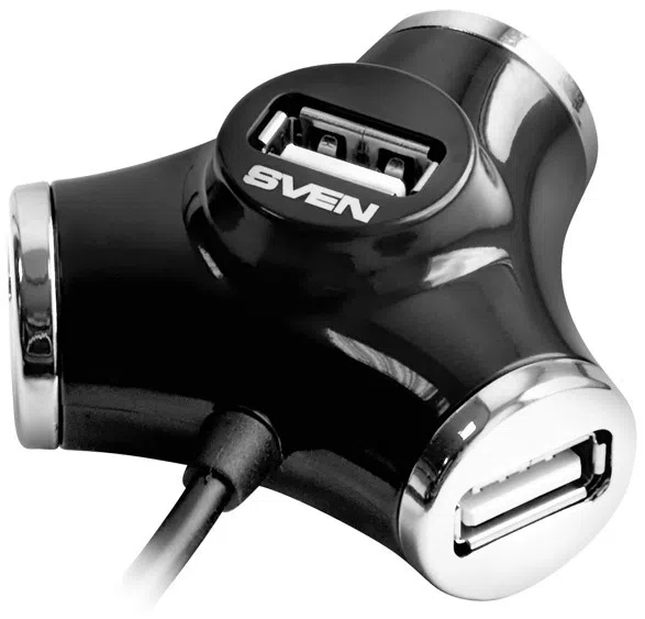 Разветвитель Sven HB-012 Black