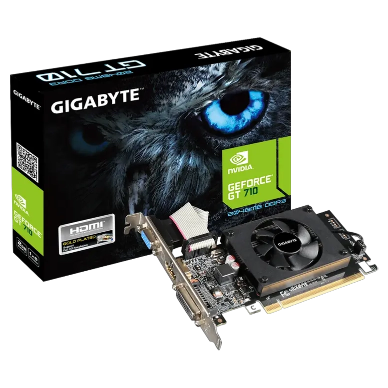 Видеокарта Gigabyte GeForce GT 710, Black