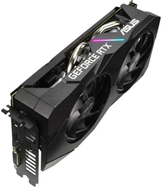 Видеокарта Asus GeForce RTX2060 6Gb GDDR6 Dual EVO OC (DUAL-RTX2060-O6G-EVO) 3
