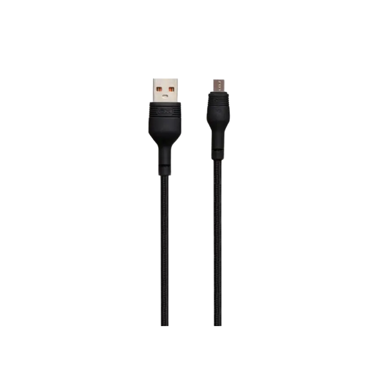 Cablu XO NB55, USB-A to Micro-USB, 1 m, Negru