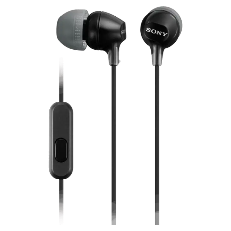 Căști pentru telefoane mobile SONY MDR-EX15AP, Cu fir, Negru 2