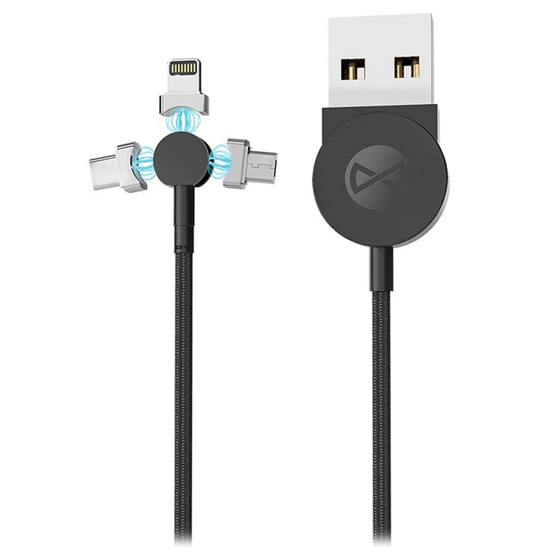 Magnetic Cable 3in1 Forever, 1M, Black