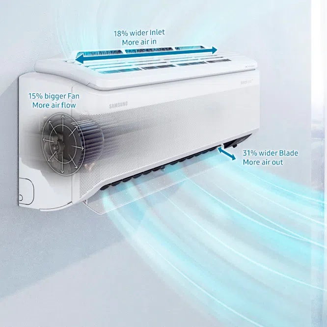 Air conditioner Samsung AR12ASHCBWKNER WindFree™ 7