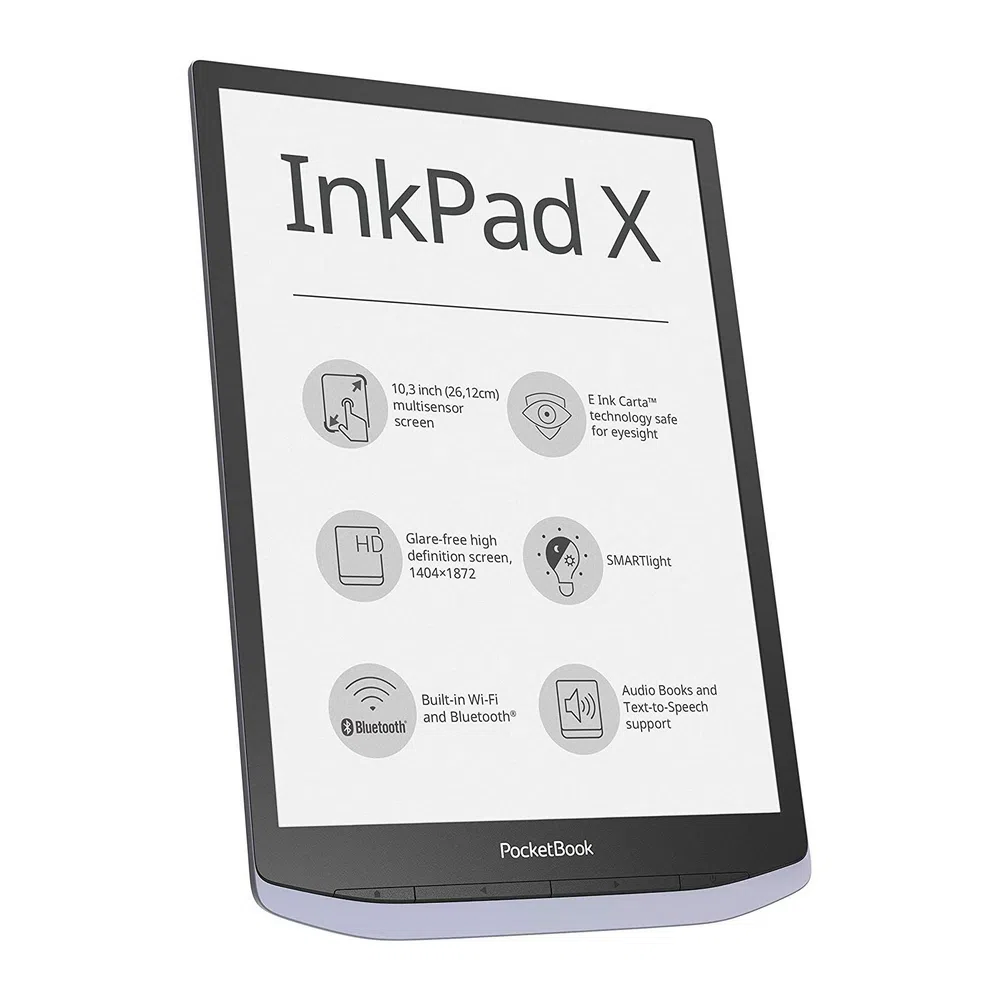 eBook Reader PocketBook InkPad X, Metallic Grey 2