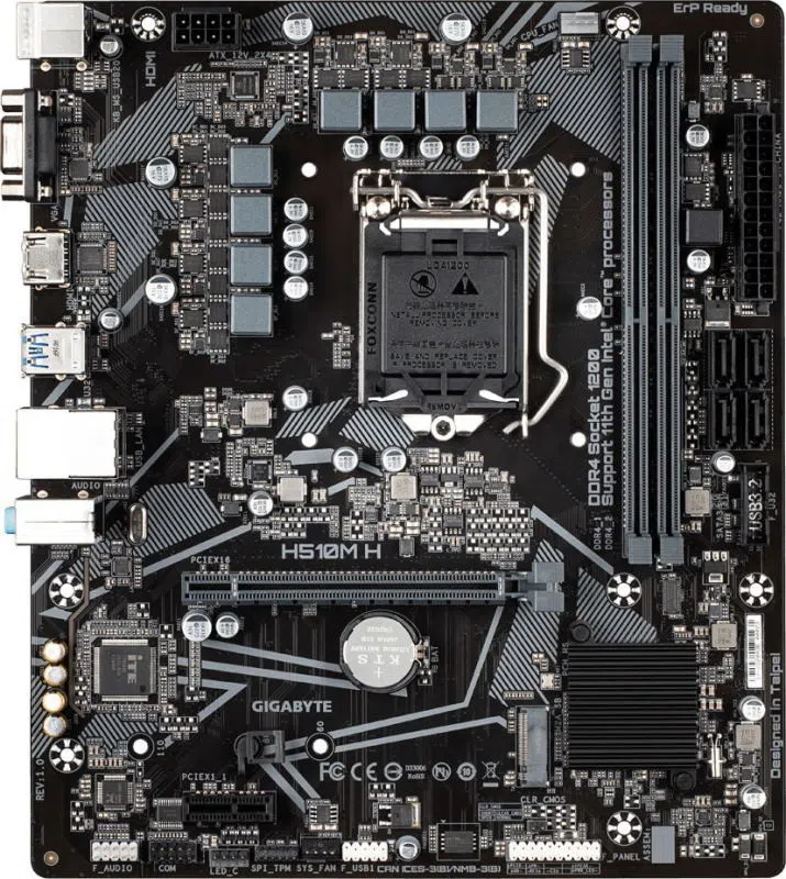 Материнская плата Gigabyte H510M H 1.0 3