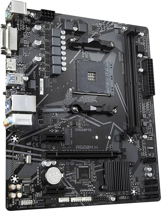 Placă de bază Gigabyte A520M H 1.0 2