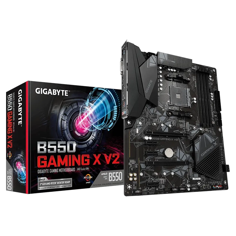 Placă de bază Gigabyte B550 GAMING X V2, Black