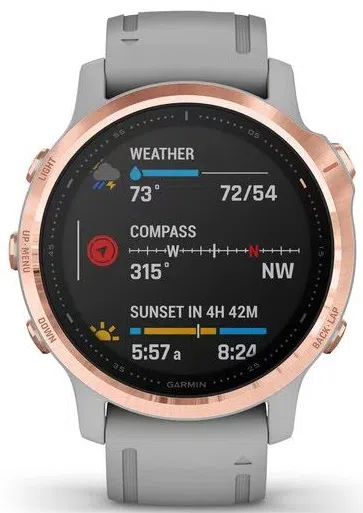 Smartwatch Garmin fēnix 6S Sapphire Rose Gold/Gray (010-02159-21) 2