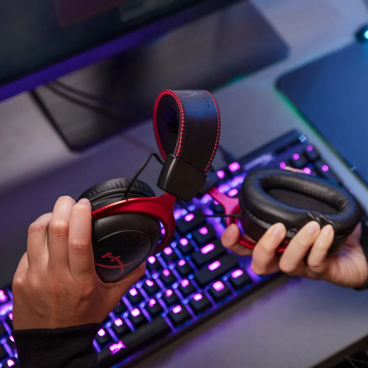 Căşti HyperX Cloud II Black/Red (HHSC2X-BA-RD/G) 3