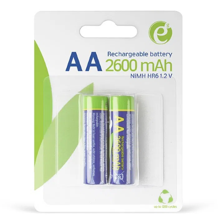 Аккумуляторы Energenie EG-BA-AA26-01, AA, 2600мА·ч, 2шт. 2