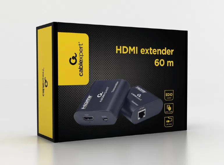 Cablexpert DEX-HDMI-03, HDMI (F) - HDMI (F), Negru