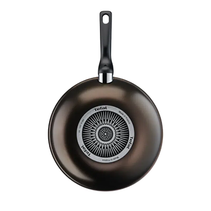 Tigaie WOK Tefal C3841953, 28cm, Negru