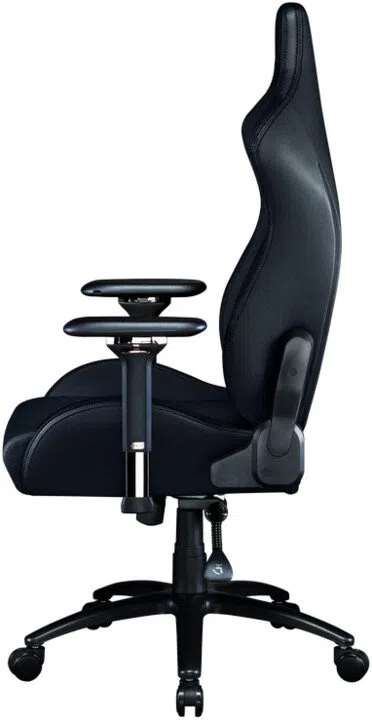 Razer Gaming Chair Iskur Black Edition Class 4 gas lift, Armrest with comfortable cushions, 5-star metal powder coated, Tilting seat with locking possibility, Recommended Size: (170 – 190cm), < 136kg, Black 2