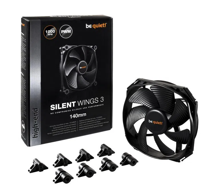 Вентилятор для корпуса be quiet! SILENT WINGS 3 140mm PWM