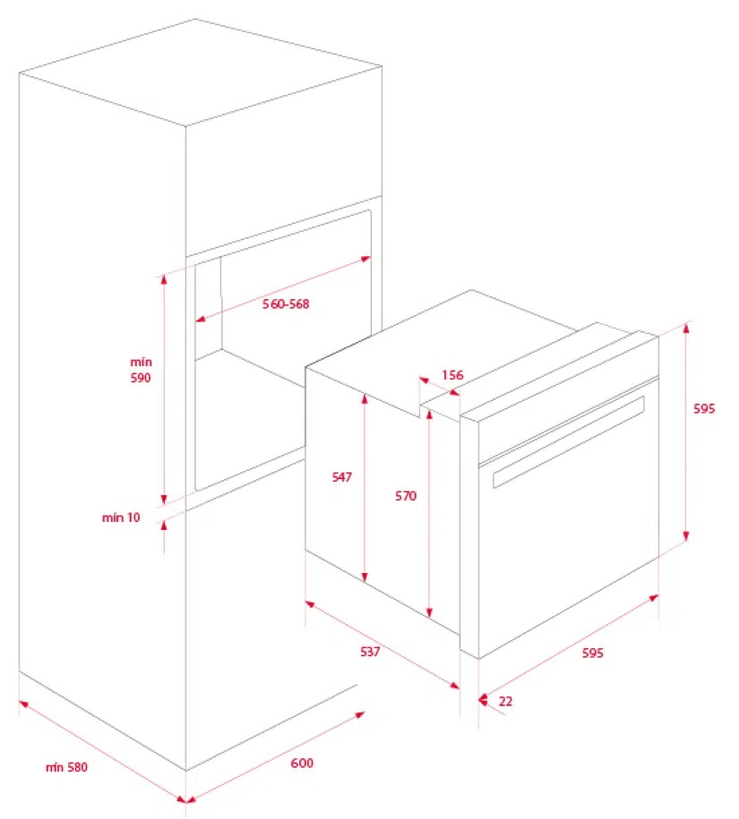 Электрический духовой шкаф Teka HLB 840 White 2
