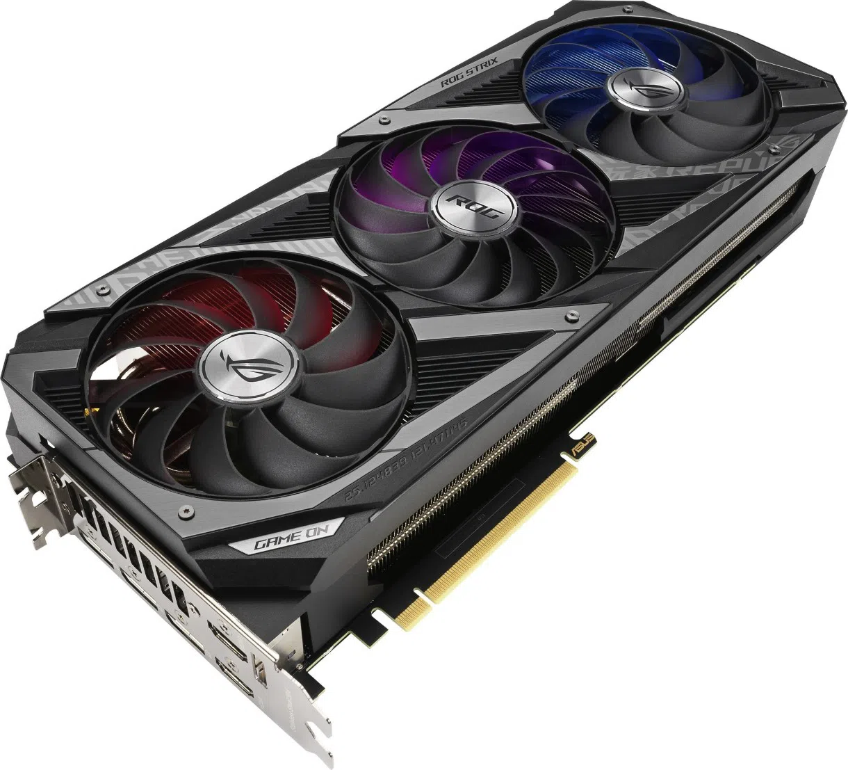 Видеокарта Asus GeForce RTX3080 10Gb GDDR6X (ROG-STRIX-RTX3080-O10G-V2-GAMING) 3