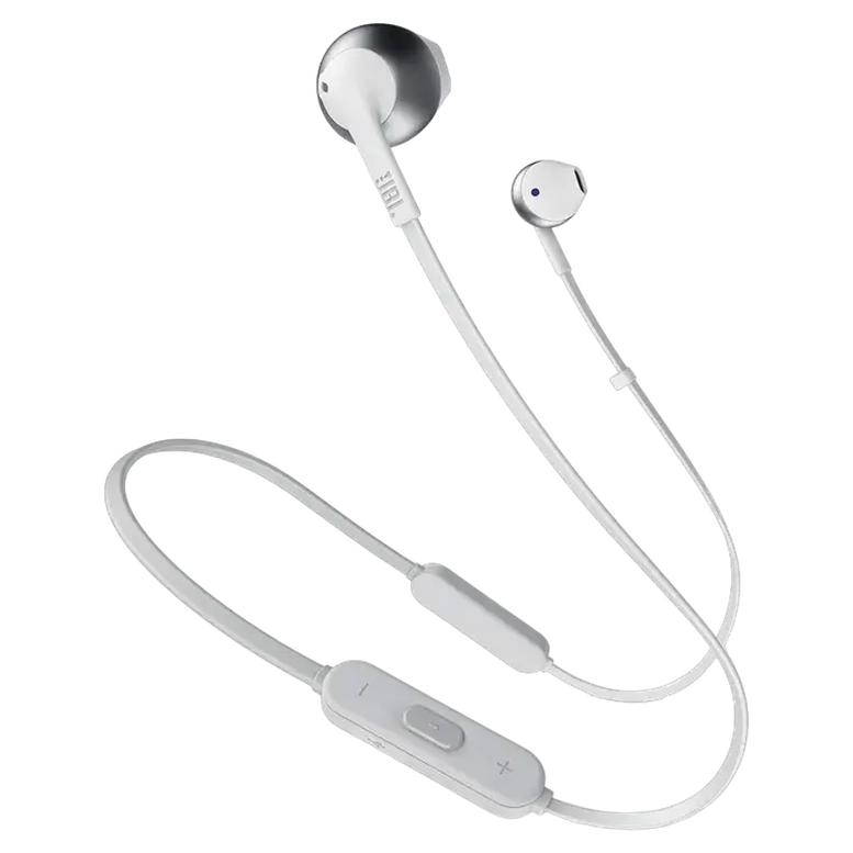 Earphones Bluetooth JBL Tune 205BT, Silver