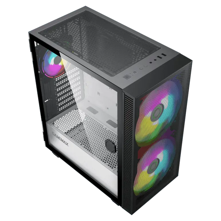 Корпус для ПК GameMax AERO Mid Tower, Черный 3