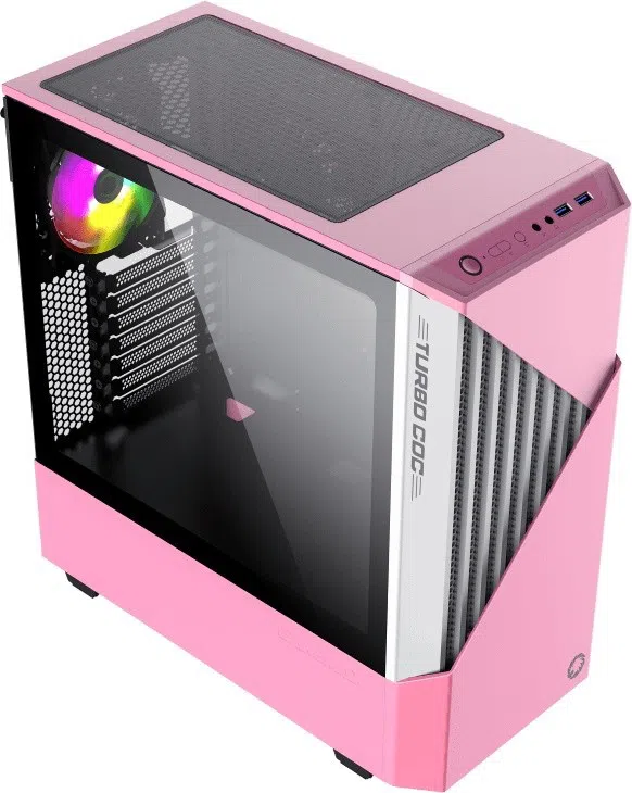 Carcasă GameMax Contac COC Pink/Grey 2