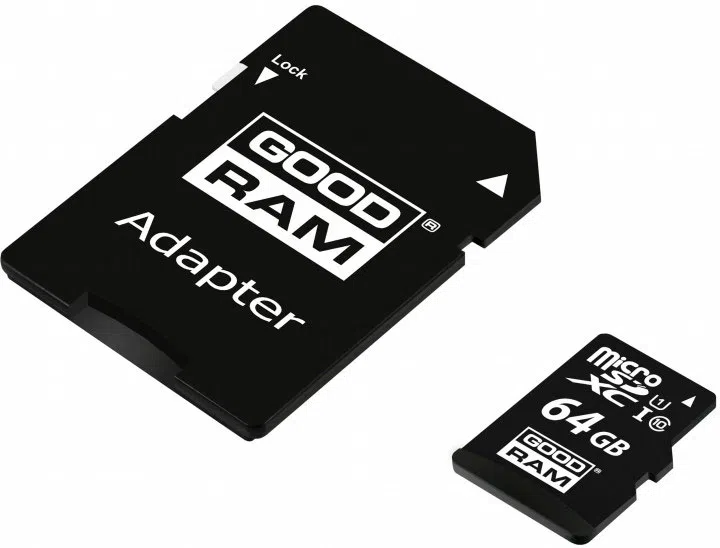 Карта памяти Goodram 64GB Class10 UHS-I + SD adapter (M1AA-0640R12) 2