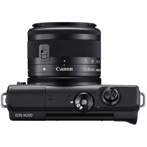 Mirrorless Camera CANON EOS M200 + 15-45 f/3.5-6.3 IS STM Black (3699C027) 9