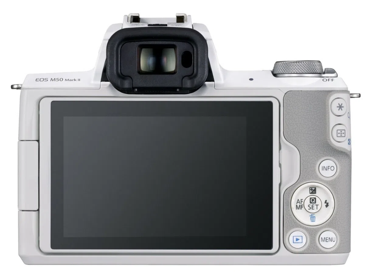 Системный фотоаппарат Canon EOS M50 Mark II + 15-45mm f/3.5-6.3 IS STM White 2