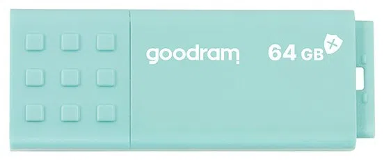 Флеш-накопитель Goodram UME3 Care 64Gb Green (UME3-0640CRR11)