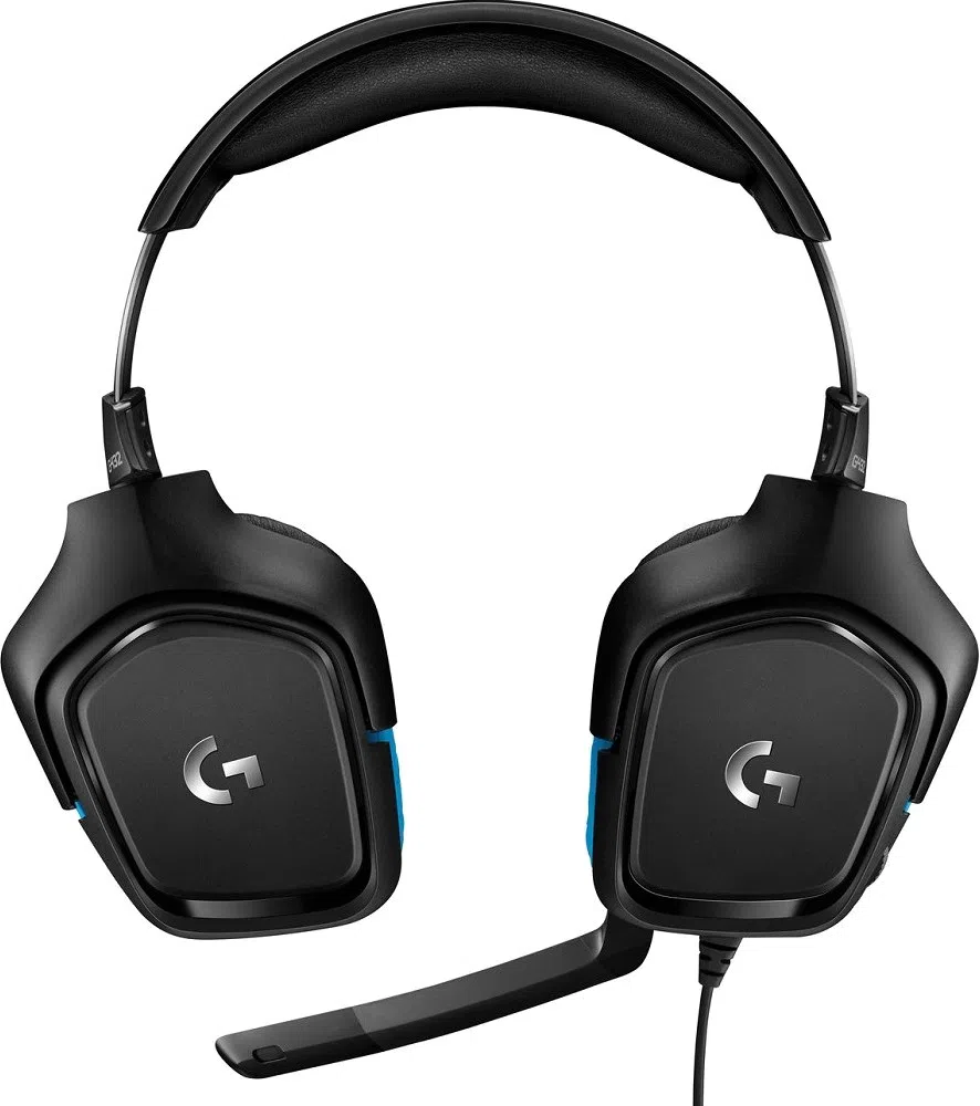 Наушники Logitech G432 Black/Blue 4