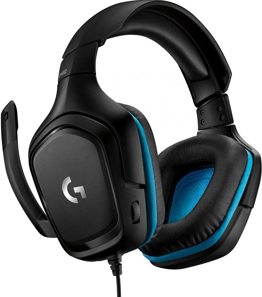 Наушники Logitech G432 Black/Blue 2