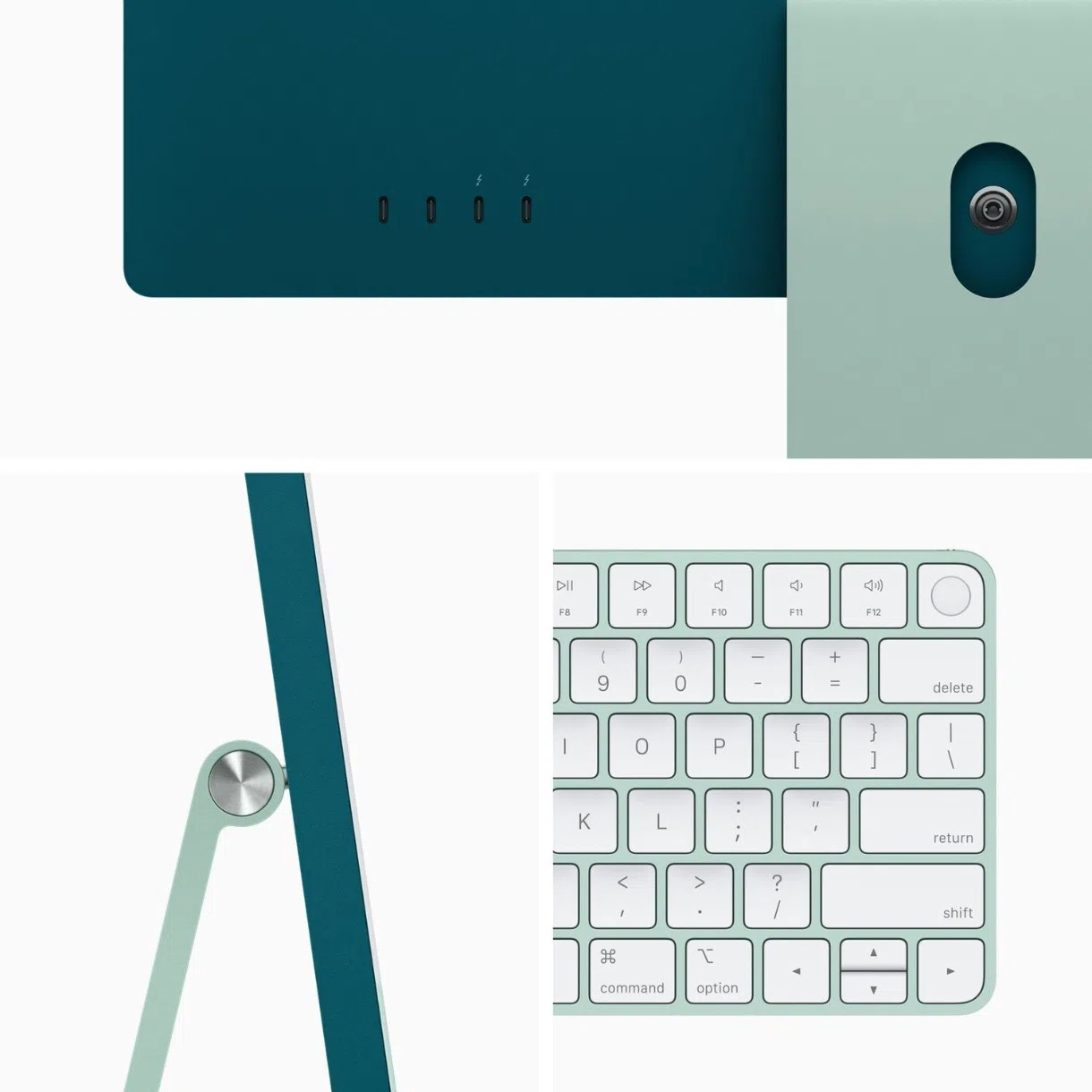 Моноблок Apple iMac Z12V000AS Green 3