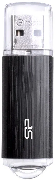 16GB USB3.2 Silicon Power Blaze B02 Black, Strap-hole Design with cap to protect USB connector (Read 45 MByte/s, Write 20 MByte/s) 4