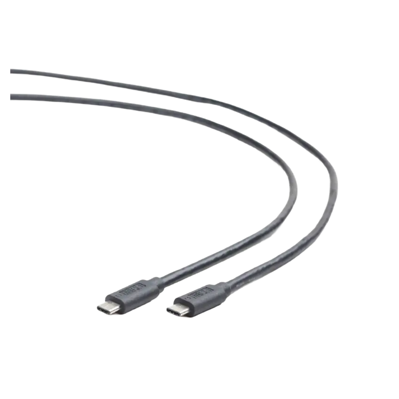 Cable  Type-C/Type-C, CM/CM, 1.0 m, USB3.1, Cablexpert, Black, CCP-USB3.1-CMCM-1M 9