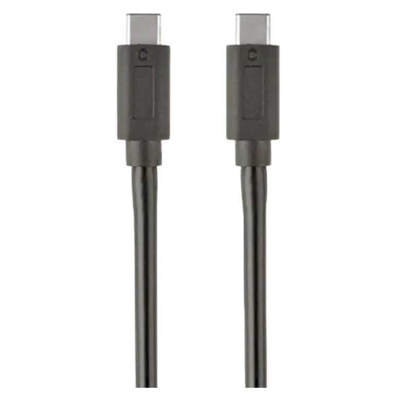 Cable  Type-C/Type-C, CM/CM, 1.0 m, USB3.1, Cablexpert, Black, CCP-USB3.1-CMCM-1M 2