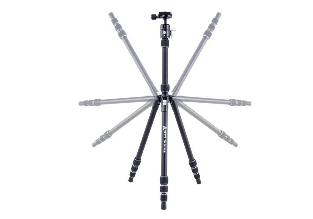 Tripied Foto-Video Vanguard VESTA TB 204AB, Cap trepied de minge, Negru 6
