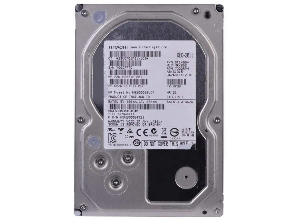 3.5" HDD 3.0TB Hitachi Ultrastar A7K3000 Enterprise Class HDD, 7200rpm, 64MB, SATAIII (HGST HUA723030ALA640 / 0F14044), NP