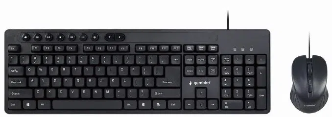 Set Gembird KBS-UM-04 Black