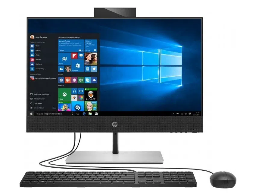Моноблок HP ProOne 400 G6 24, 23,8", Intel Core i5-10500T, 8Гб/512Гб, Windows 10 Pro 64-bit, Чёрный