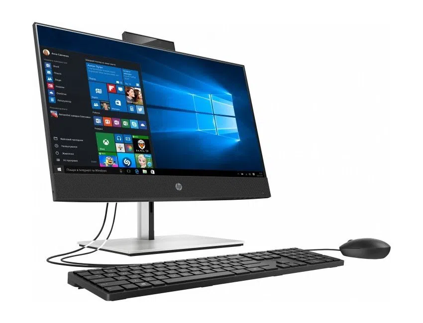 Computer All-in-One HP ProOne 400 G6 24, 23,8", Intel Core i7-11700T, 8GB/512GB, FreeDOS, Negru 3