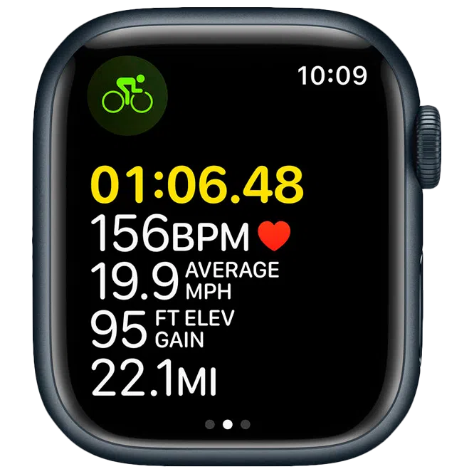 Apple Watch Series 7 Aluminum 41mm MKHQ3 (GPS+Cellular) Midnight 9