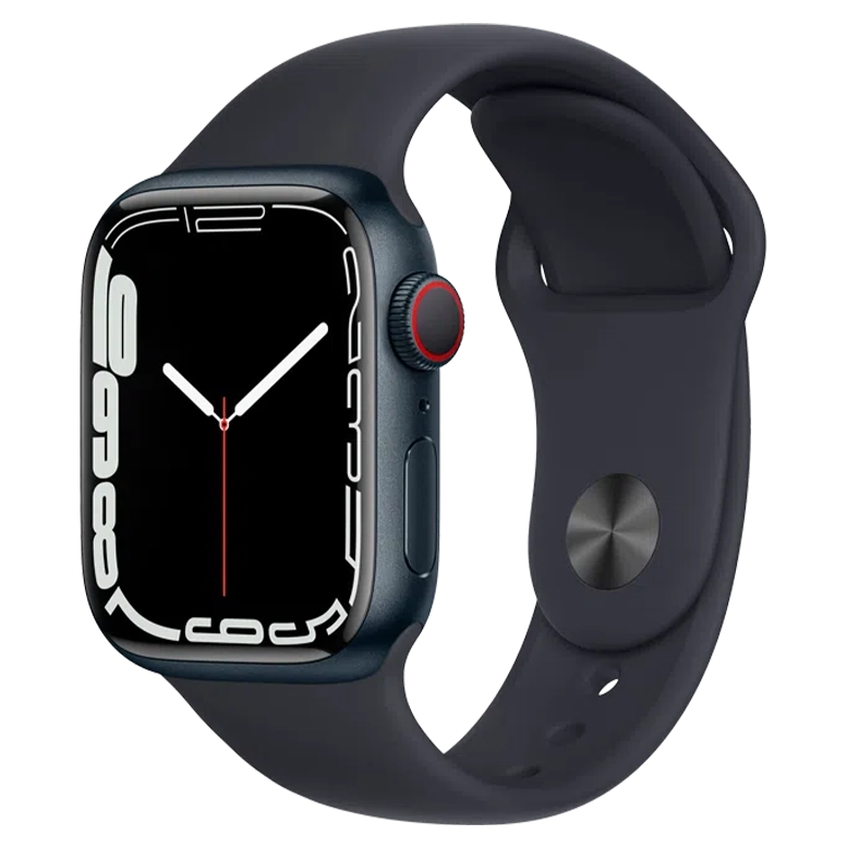 Apple Watch Series 7 Aluminum 41mm MKHQ3 (GPS+Cellular) Midnight 2