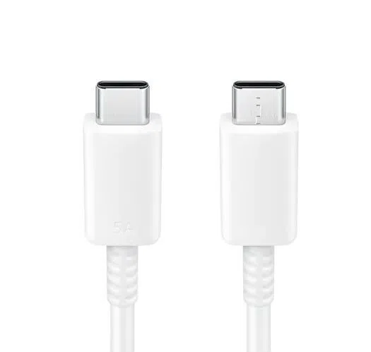 Кабель для зарядки и синхронизации Samsung EP-DN975BWRGRU, USB Type-C (F)/Type-C, 1м, Белый 2