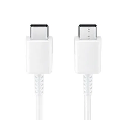 Cablu de încărcare Samsung EP-DA705BWRGRU, Type-C/Type-C, 1m, Alb