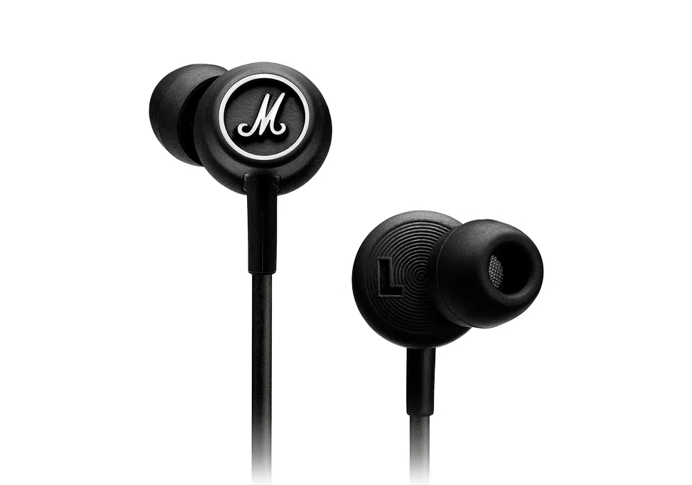 Гарнитура для мобильных телефонов Marshall MODE, Проводной аналоговый, Чёрный