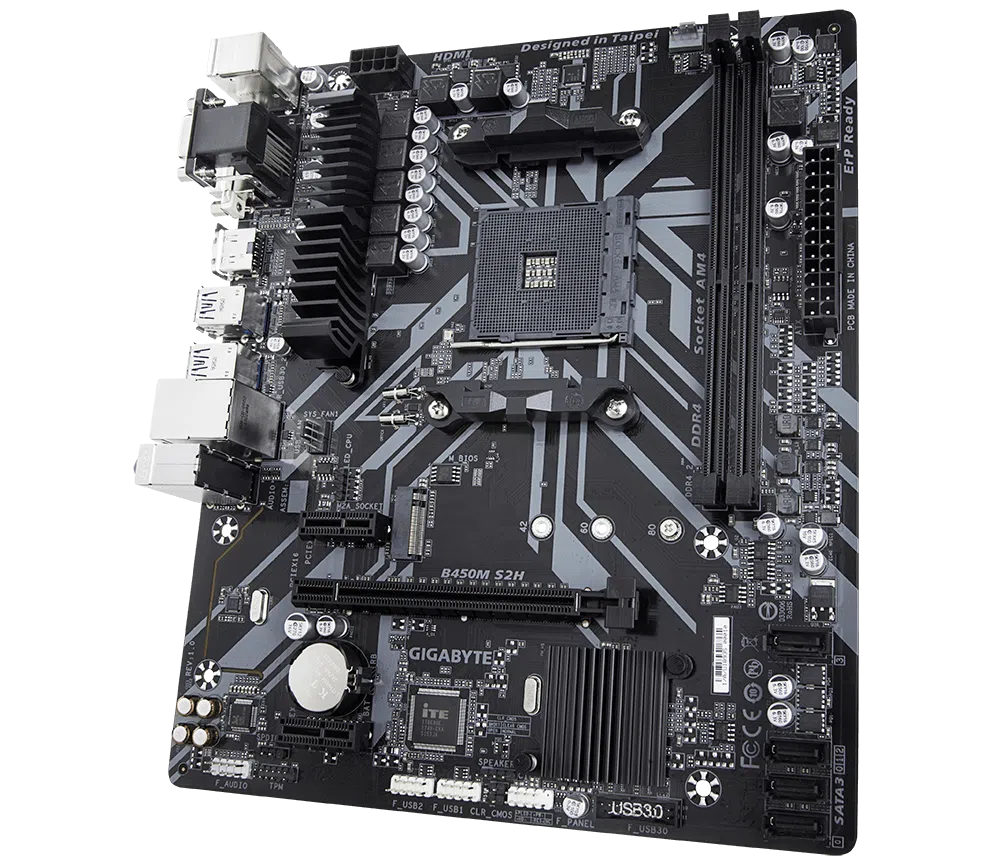 Placă de bază Gigabyte B450M S2H 1.0 2