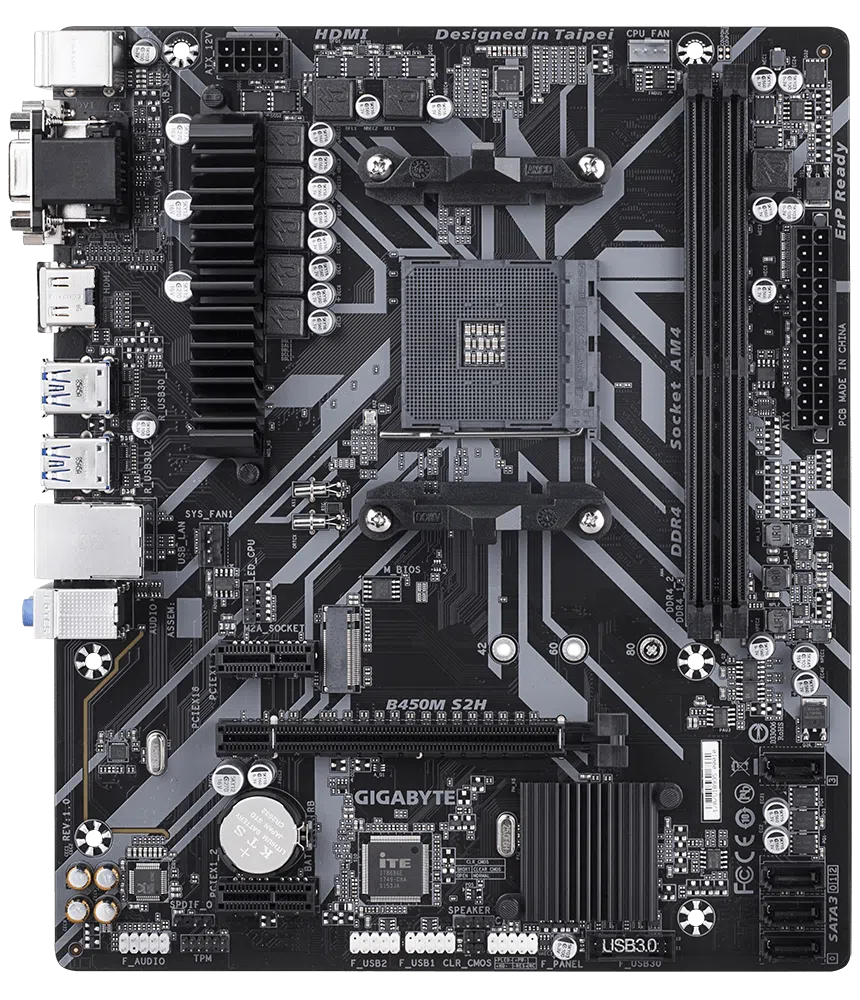Placă de bază Gigabyte B450M S2H 1.0