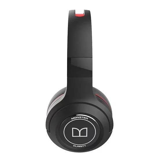 Гарнитура для мобильных телефонов Monster Clarity 50, Проводной аналоговый, Черный/Красный 2