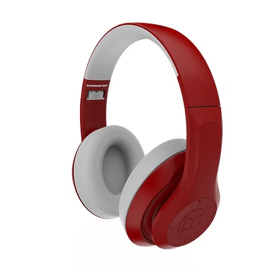 Гарнитура для мобильных телефонов Monster N-Tune-450, Bluetooth, Черный/Красный