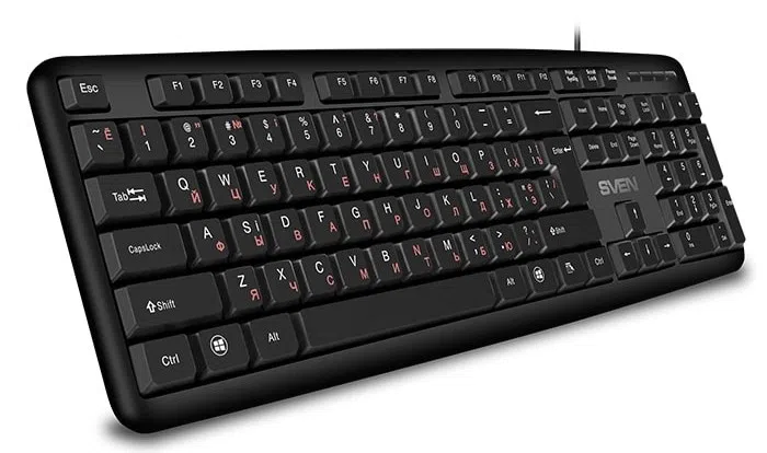 Клавиатура Sven KB-S230, Проводное, Черный 2