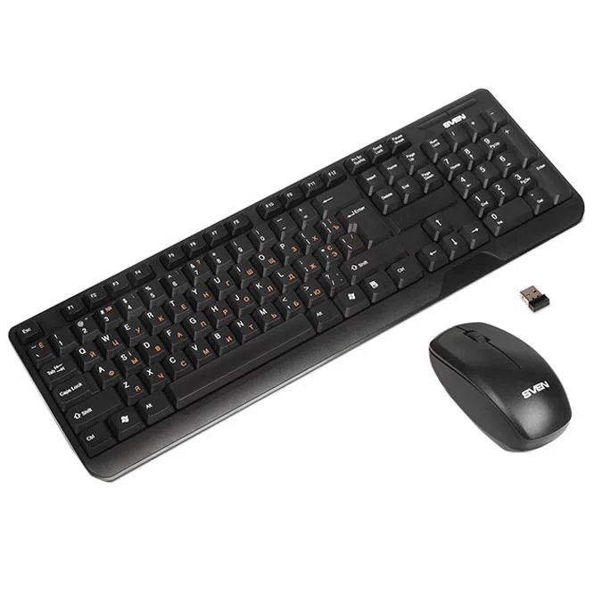 Tastatură Sven Comfort 3300, Fara fir, Negru 4